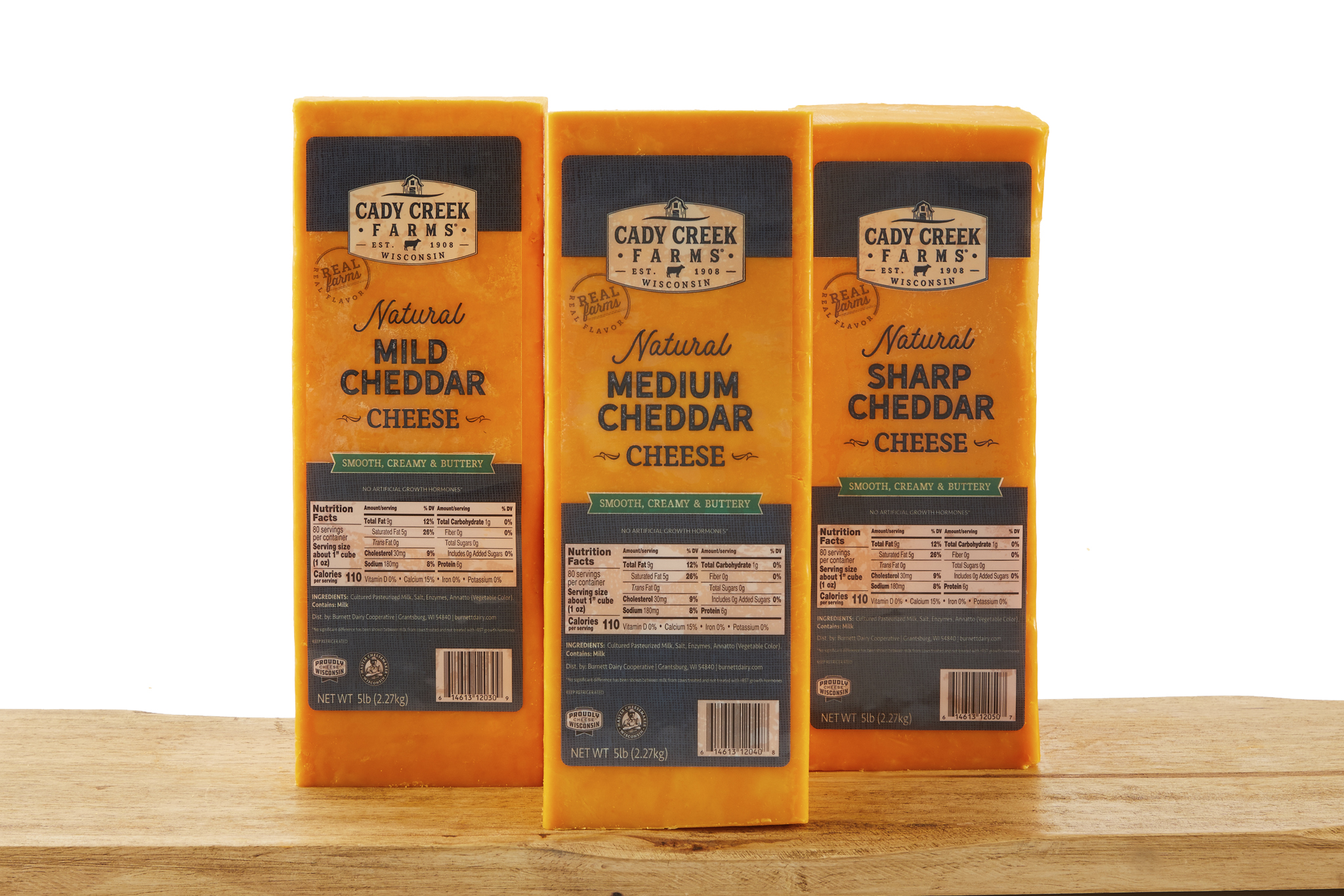 three cheddar loaf packaging beauty