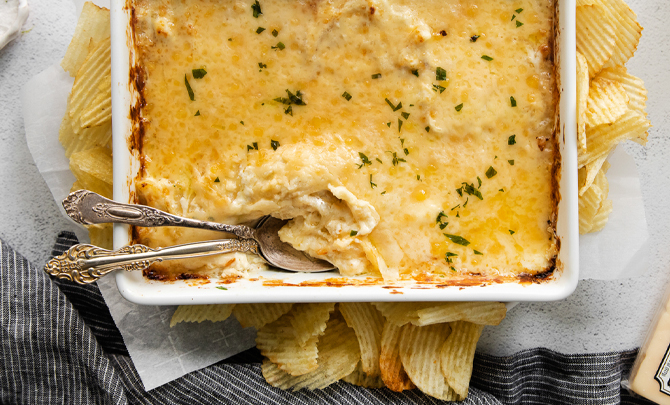 Cheese Knees Baked French Onion Dip Recipe