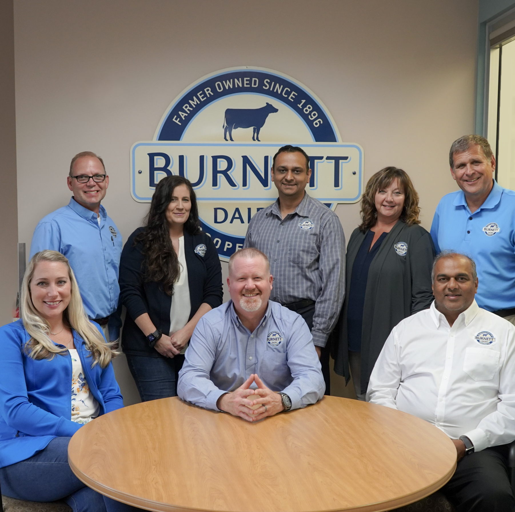 Grantsburg, Wisconsin, April 3, 2023 — The New Executive Team at Burnett Dairy Cooperative