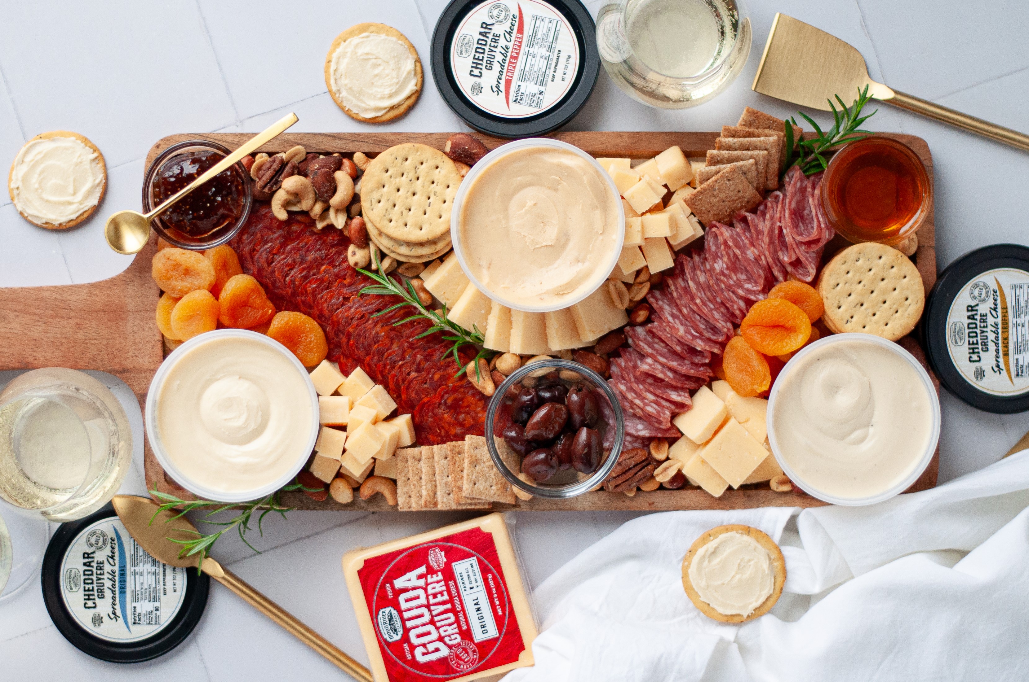 Holiday Elegance Charcuterie Board