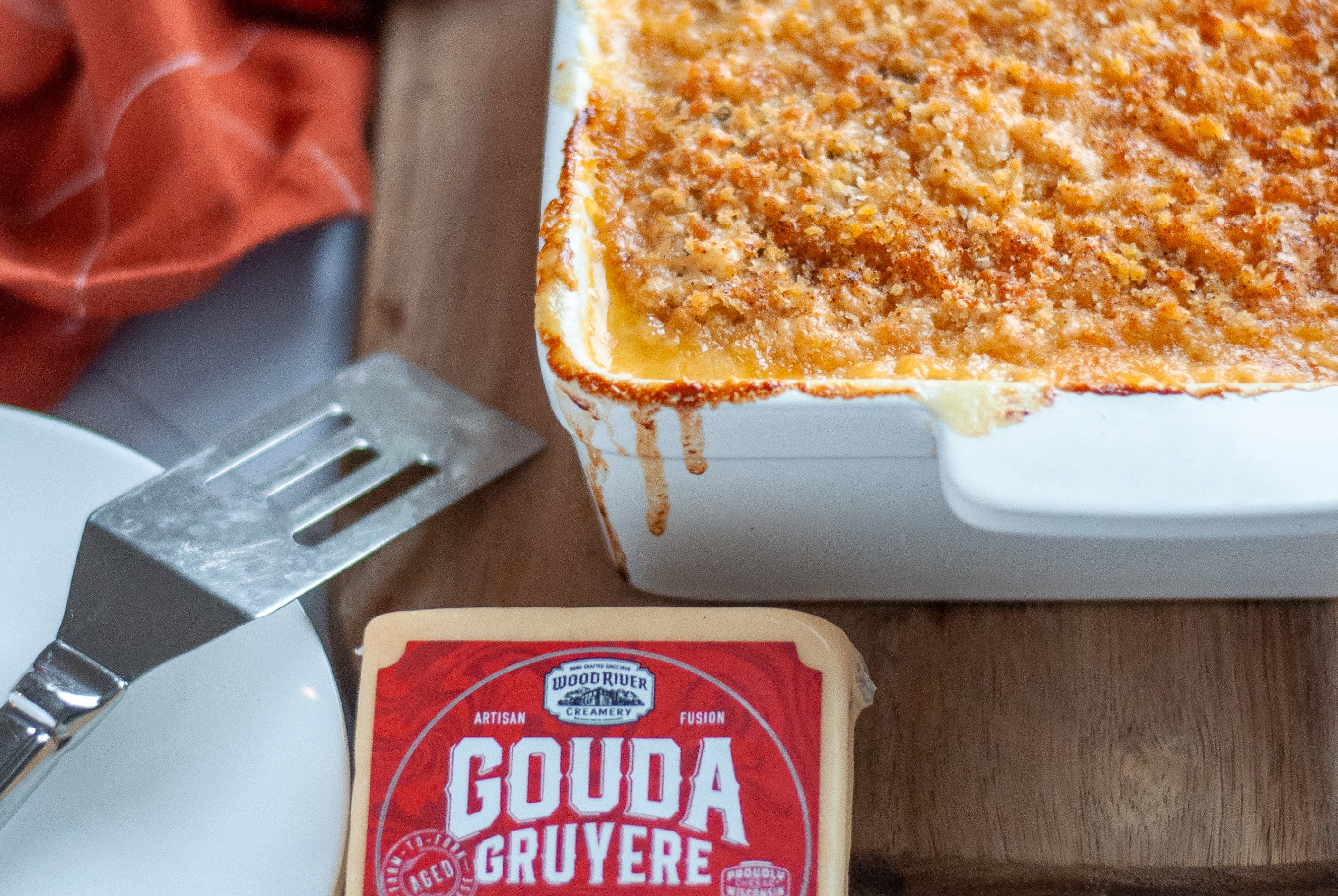 Chipotle Gouda Gruyere Au Gratin Sweet Potatoes