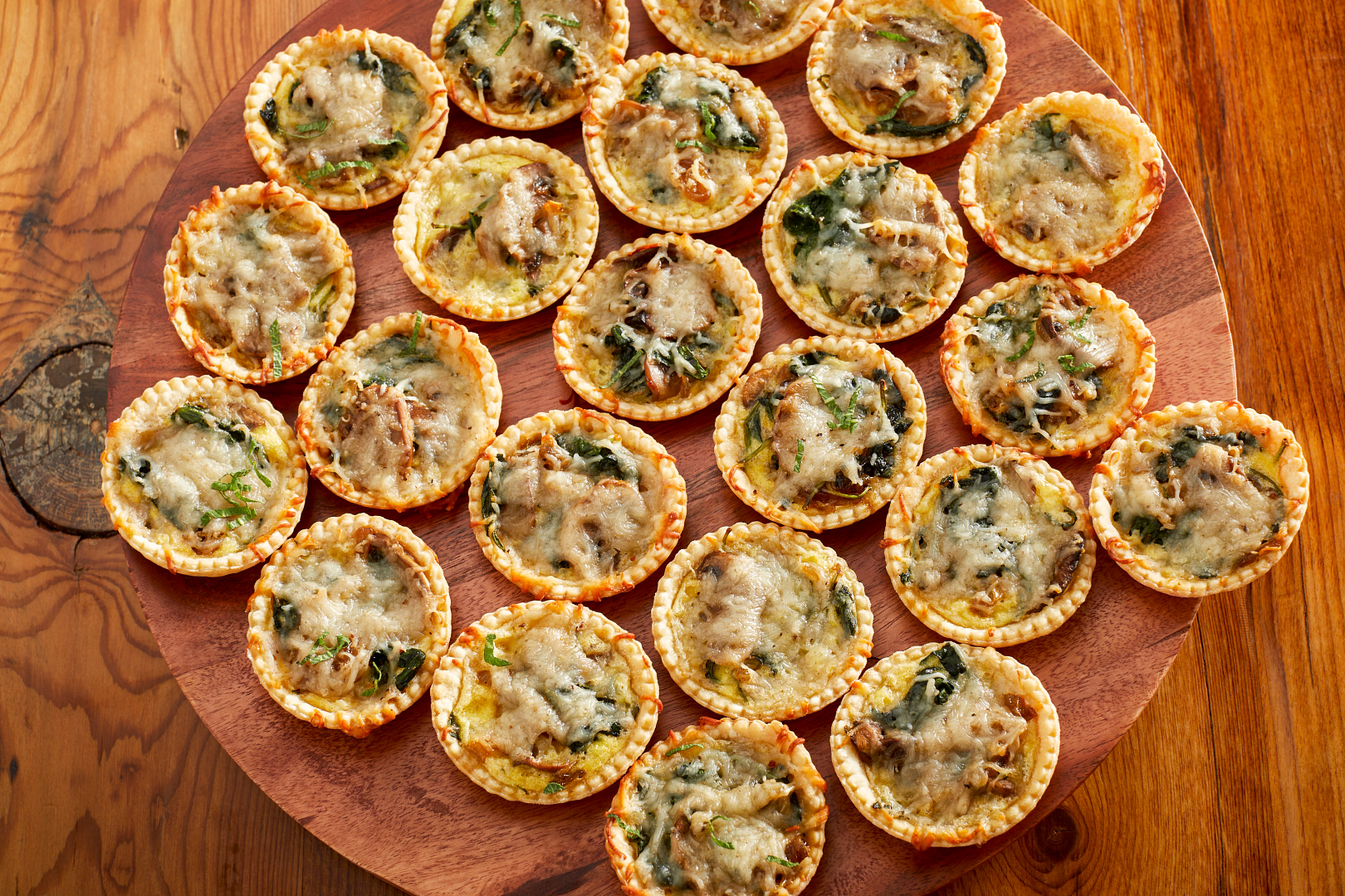 Caramelized Onion and Black Truffle Tartlets