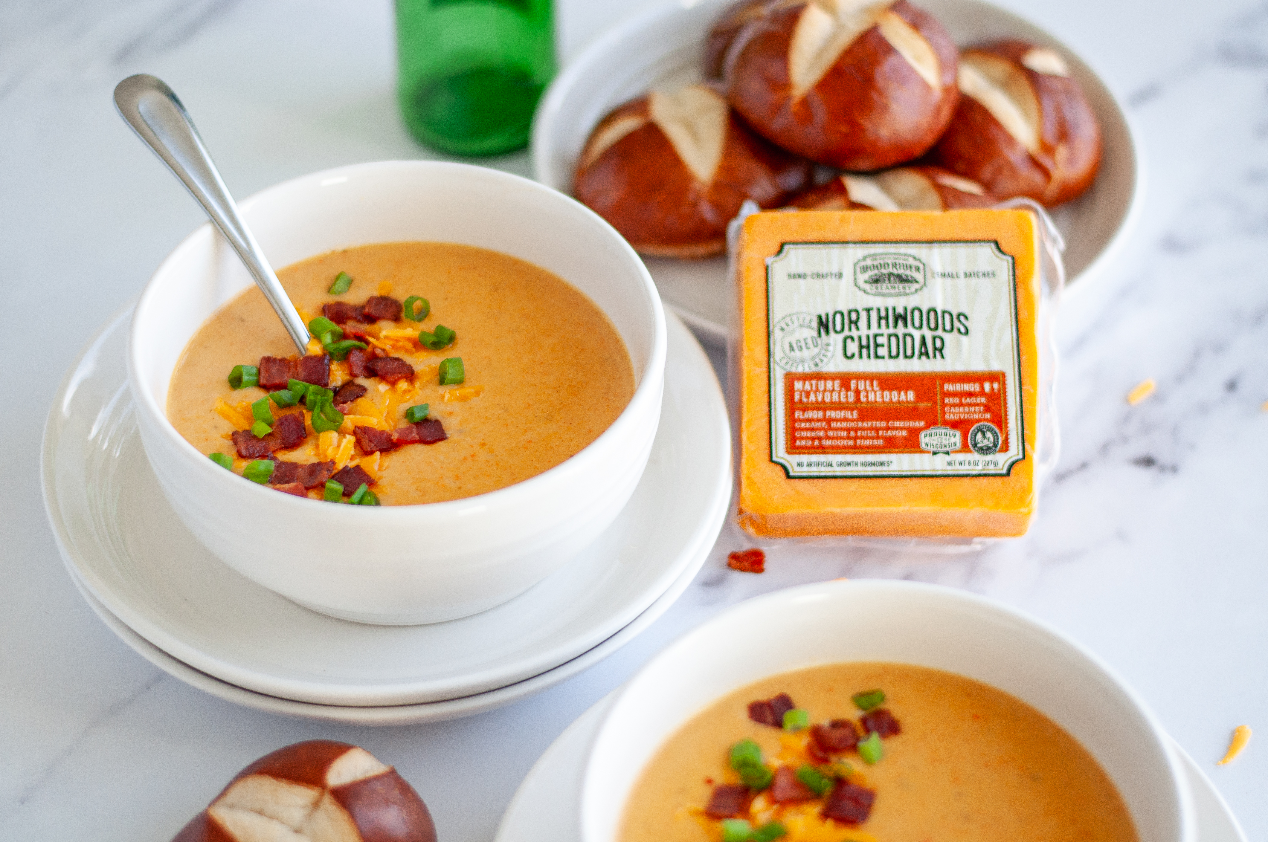 Northwoods Cheddar and Ale Soup