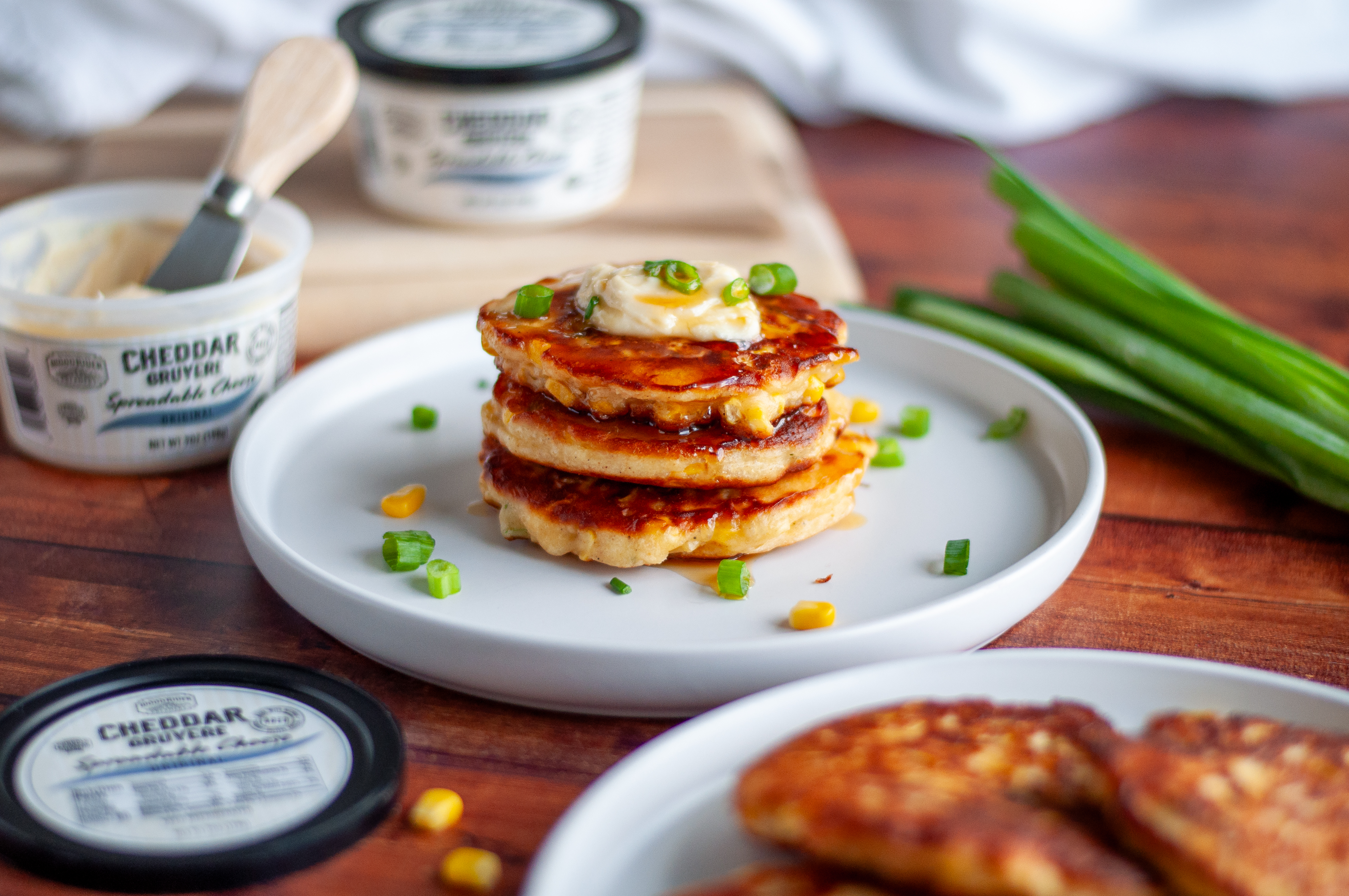 Hot Honey Corn Fritters